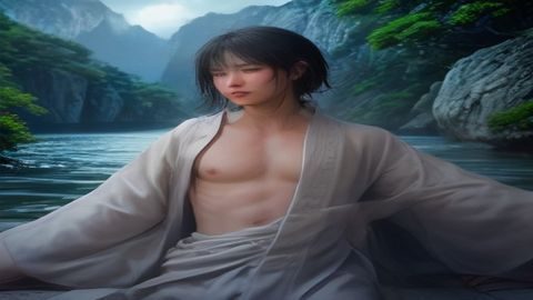 五十路健康生活方式专题视频，绿色健康背景，展示中年人运动与饮食调整的场景
