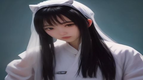 五十路情感故事专题视频封面，温暖橙色调，一位中年女性在窗边阅读，光线柔和